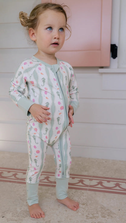 Shoreline Dreams Zipper Romper