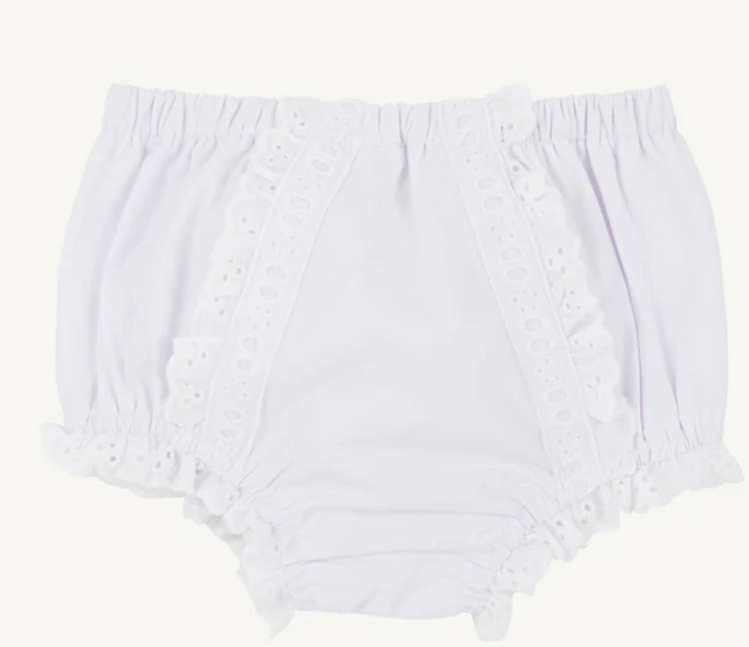 Belle’s Bloomer- White Broadcloth