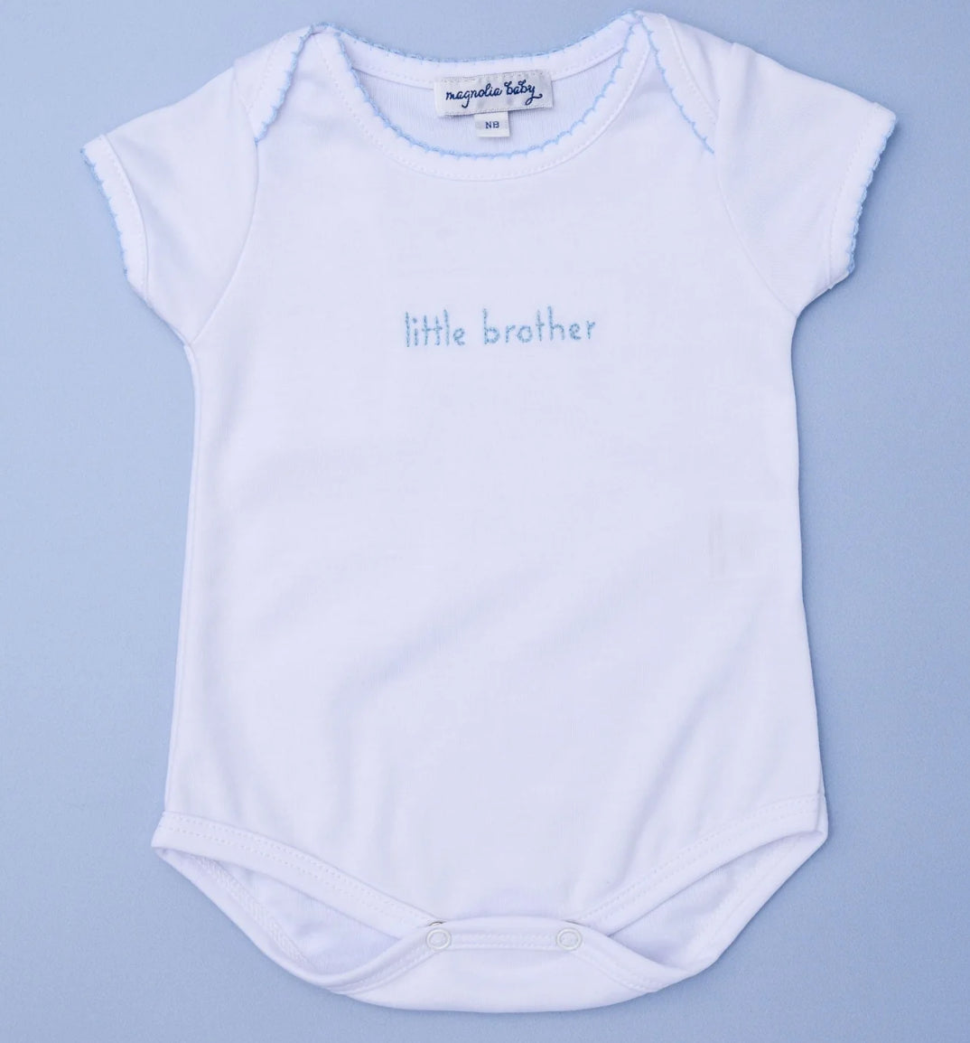 Little Brother Embroidered Onesie