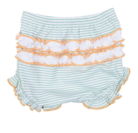 Lil Pumpkin Smocked Diaper Cover Set