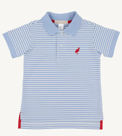 Prim and Proper Polo- Beagle Street Blue