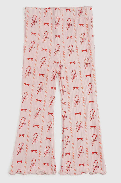 Candy Cane Lane Christmas Flare Legging