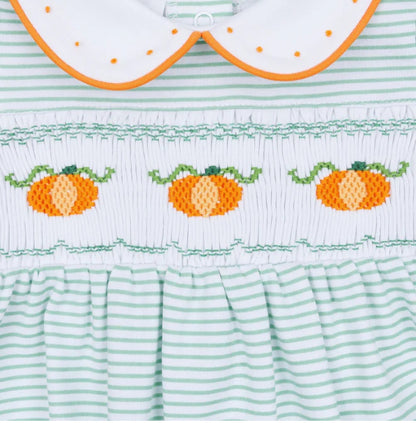Lil Pumpkin Smocked Dress