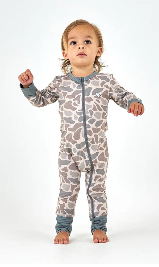 Baby Zip Up- Classic Deer Camo