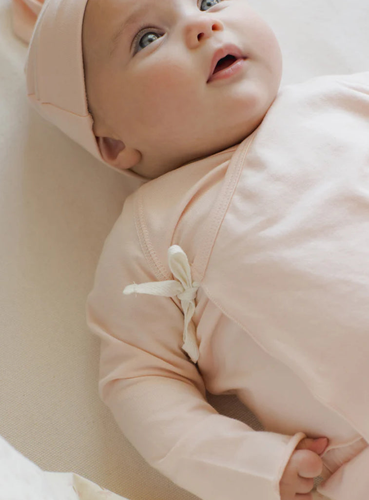 Wrap Top & Footed Pant- Petal