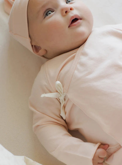 Wrap Top & Footed Pant- Petal