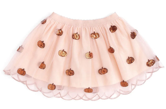 Pumpkin Sequin Tutu Skirt