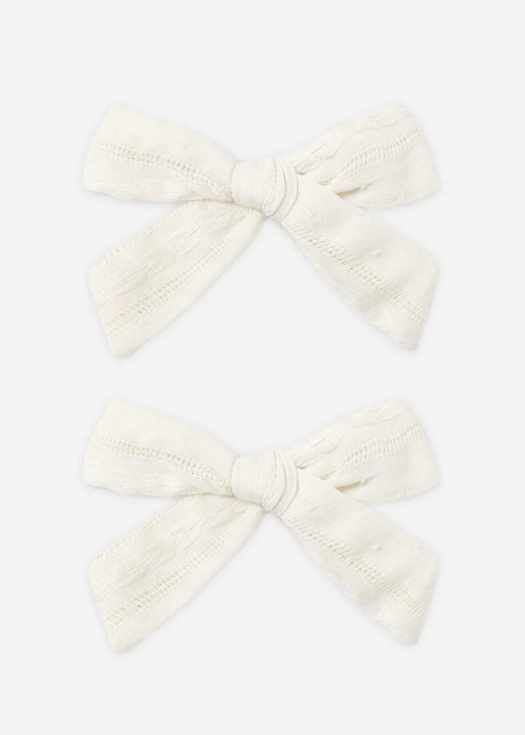 Bows, Set of 2 Ivory