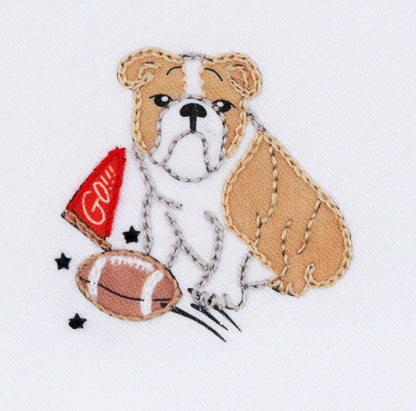 Go Dawgs! Embroidered Bib