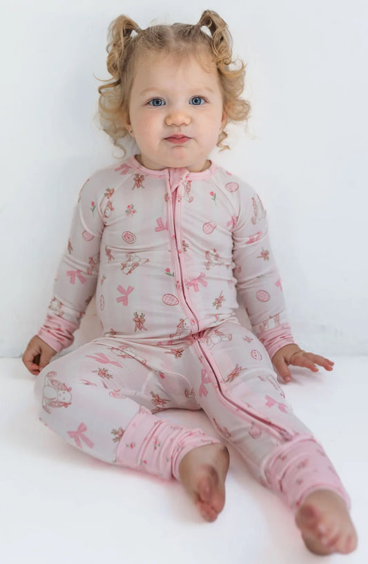 Rosie Rabbit Zipper Romper