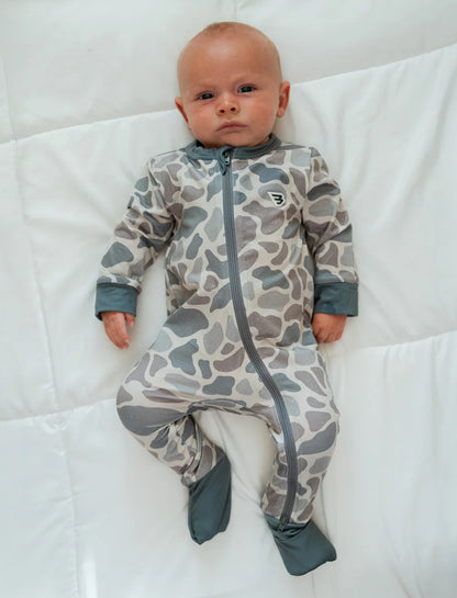 Baby Zip Up Classic Deer Camo