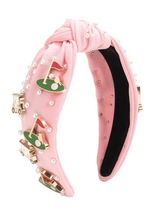 Golf Gemstone Headband