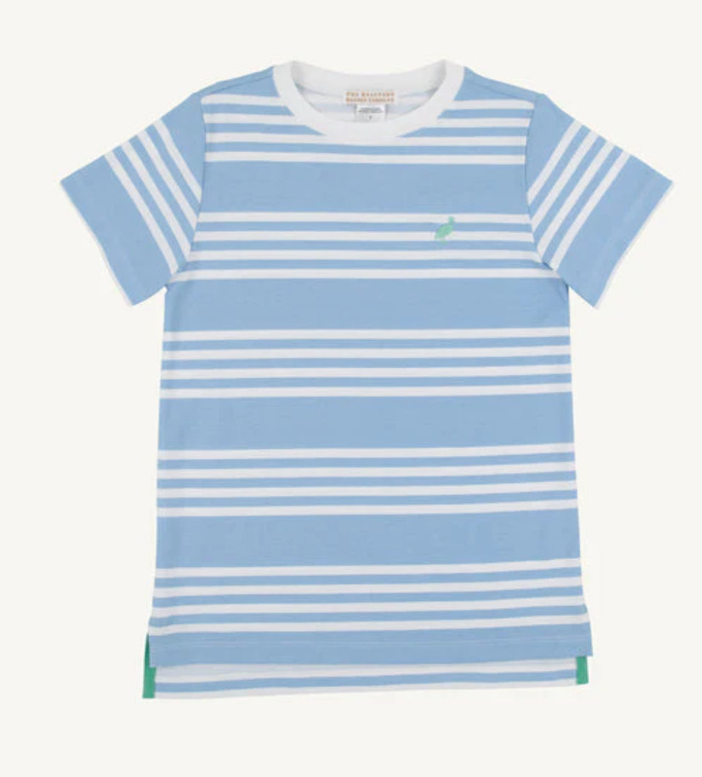 Carter Crewneck- Saddle Ridge Stripe