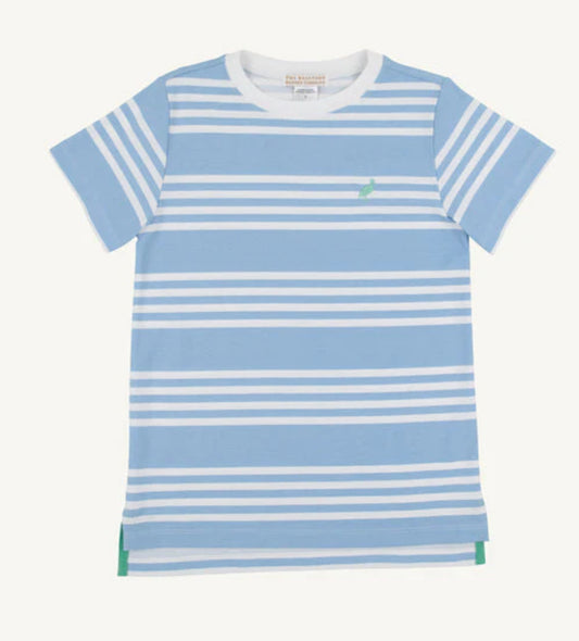 Carter Crewneck- Saddle Ridge Stripe