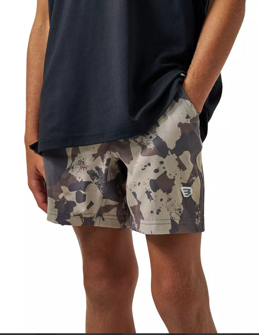 Youth Athletic Short- Splatter Camo