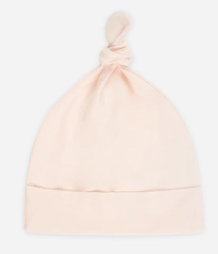Knotted Baby Hat- Petal