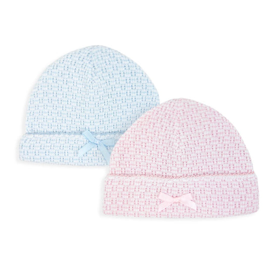 Paty Knit Solid Color Saylor Beanie w/ bow