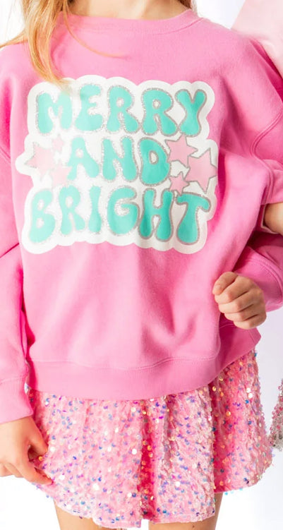 XOXO by Magpies- Merry and Bright Sweatshirt