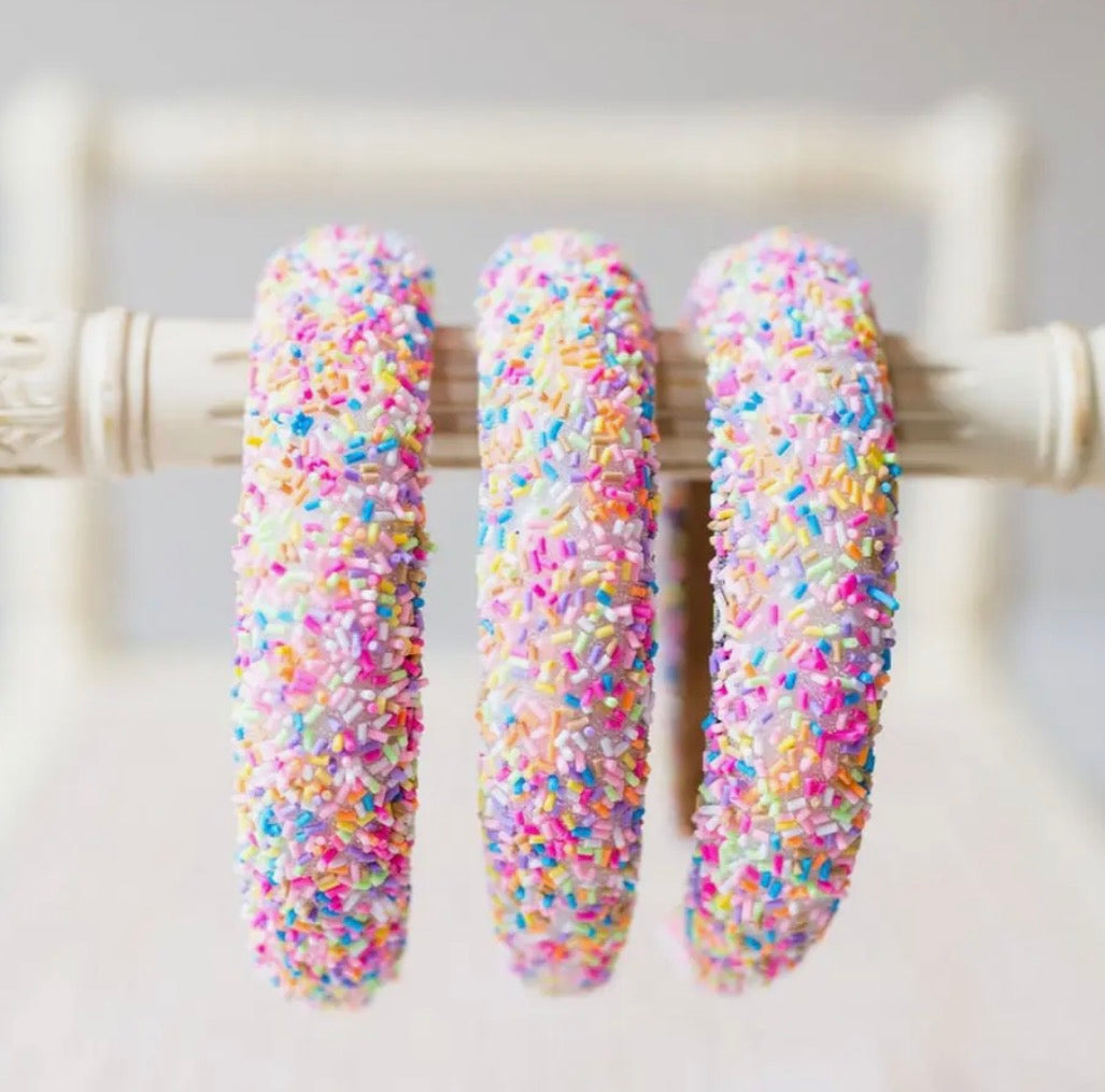 Beaded Headband-candy crush