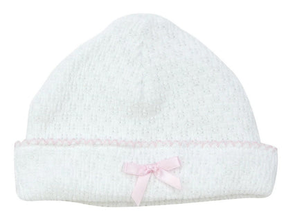 Knit Beanie With Bow