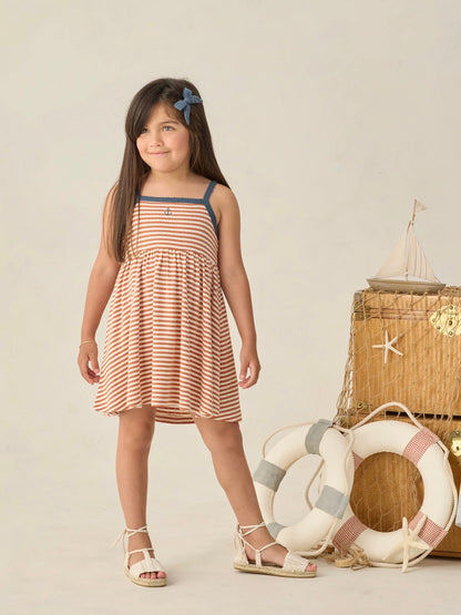 Poppy Stripe- Lea Dress