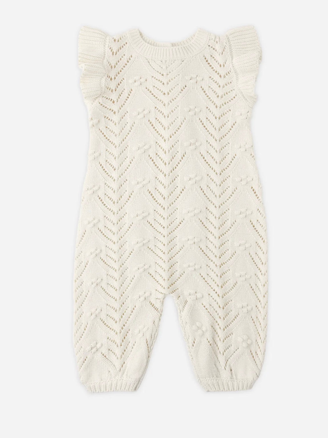Mira Knit Romper- Natural