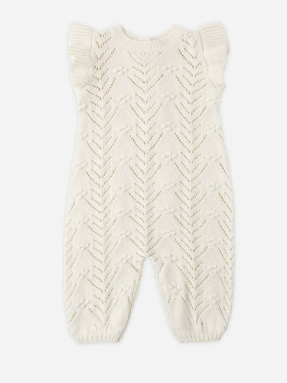 Mira Knit Romper- Natural