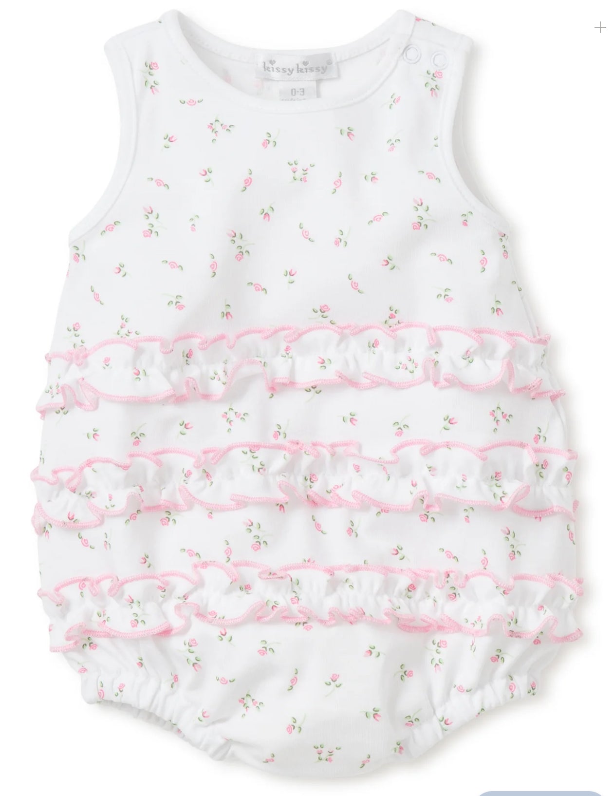 Garden Roses Ruffle Bubble