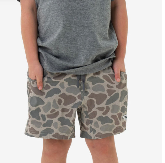 Youth Athletic Short- Classic Deer Camo