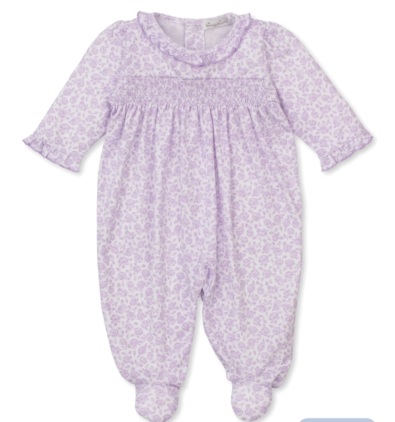 Summer Gardens Smocked Footie