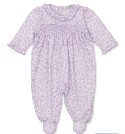 Summer Gardens Smocked Footie