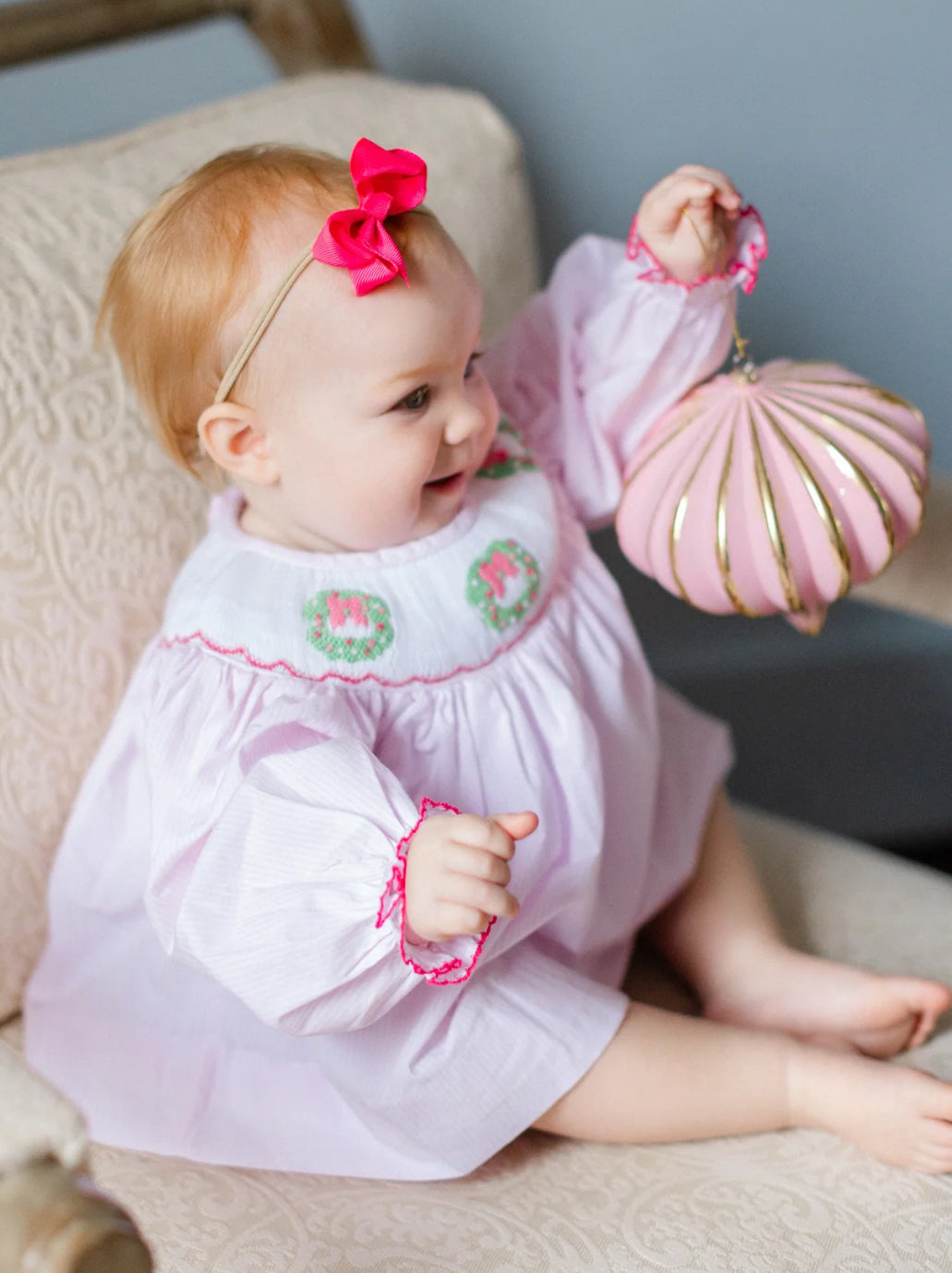 Wreath Diaper Cover Set