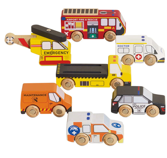 Emergency Helicopter & Rescue Cars