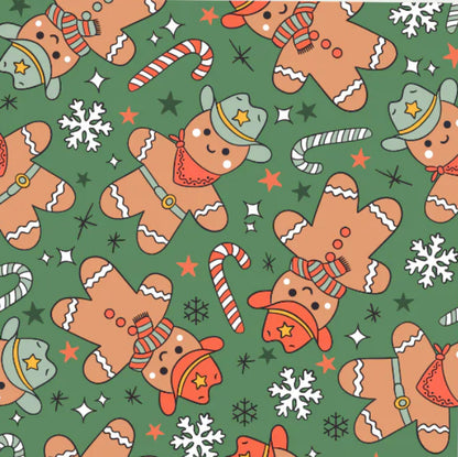 Cowboy Gingerbread PJ Set