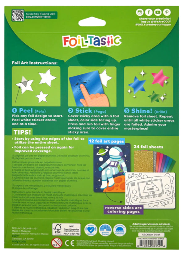 Foil Art & Coloring Set- Gadgets & Gizmos