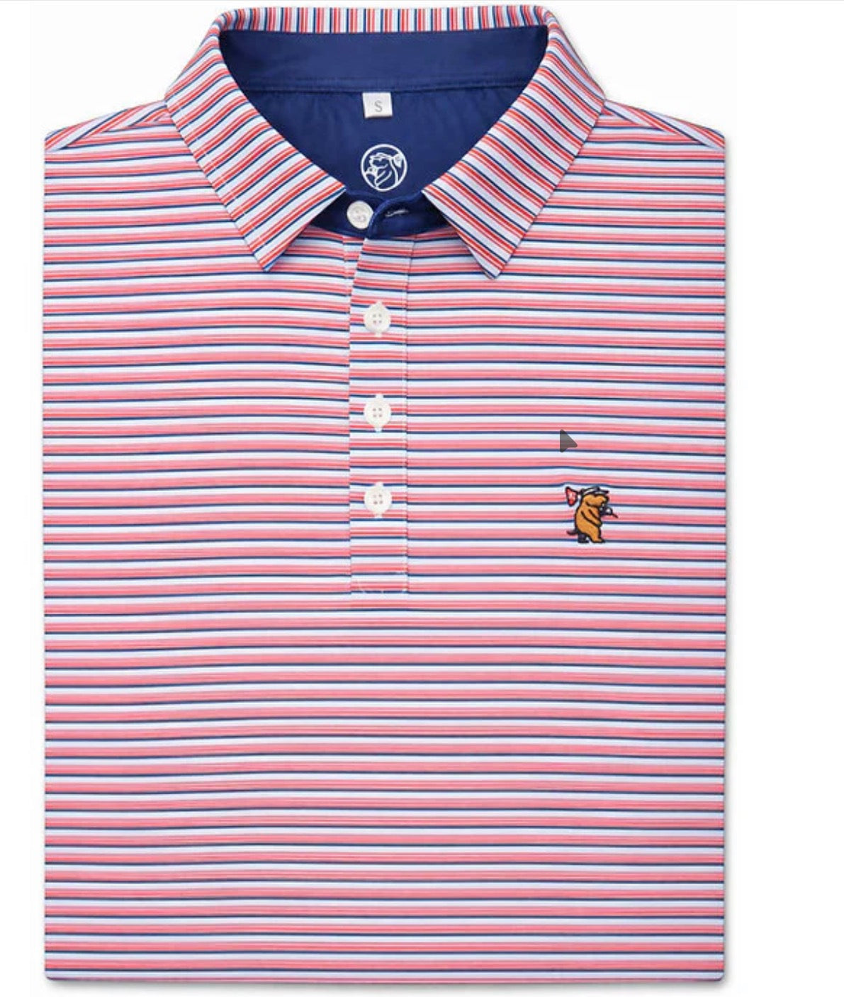 Youth Independence Polo- Red/White/Blue