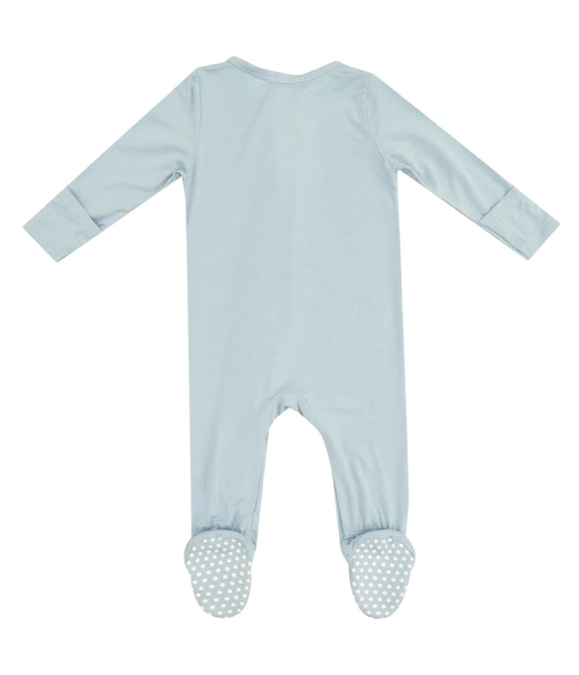 Zipper Footie (Blue)