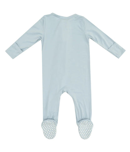 Zipper Footie (Blue)