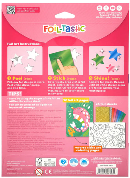 Foil Art & Coloring Set- Whimsical World