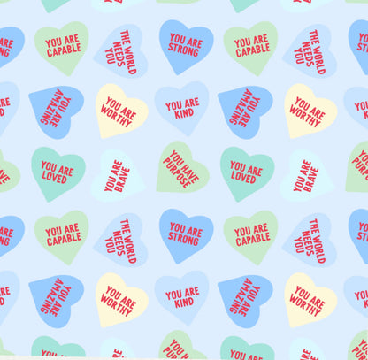 Blue Convo Heart Jammie Set