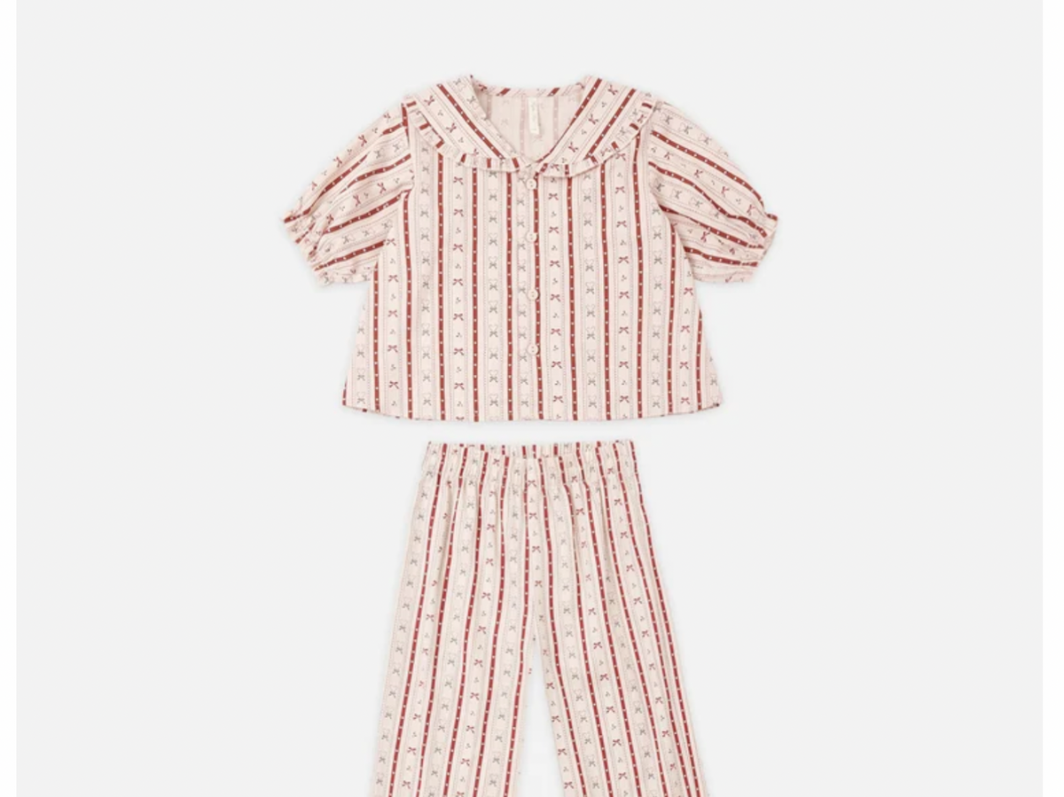 Ruffle Candy Cane Lane Pajamas
