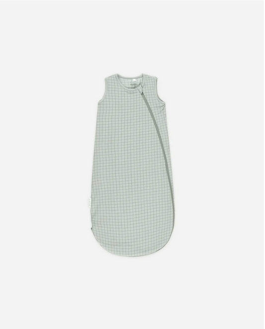 Bamboo Sleep Bag Sage Grid