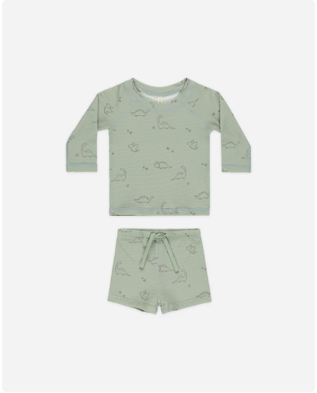 Finn Rashguard + Short Set Dino